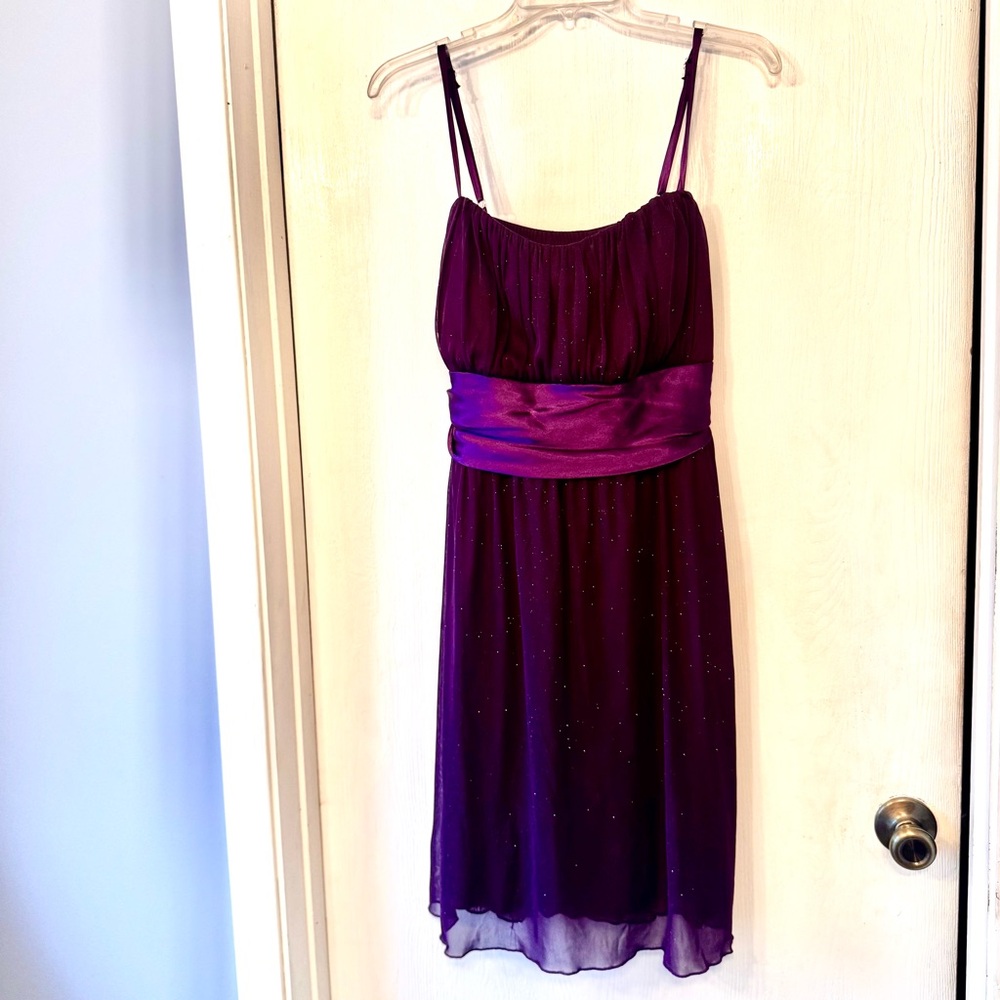Speechless Shimmering Violet Gown